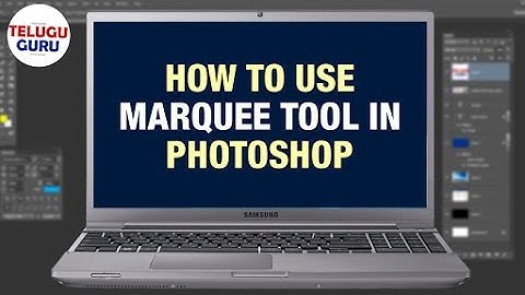 How to use Marquee Tool in Photoshop | Telugu Online Tutorial | Telugu Guru