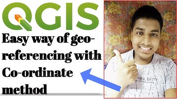 How to #Geo-Referencing a map with #Co-ordinate method by QGIS Software