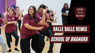 Balle Balle Remix - Diljit Dosanjh | Nick Dhillon | School of Bhangra | Wolverhampton