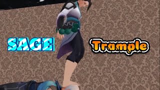 Sage Trample Valorant Feet
