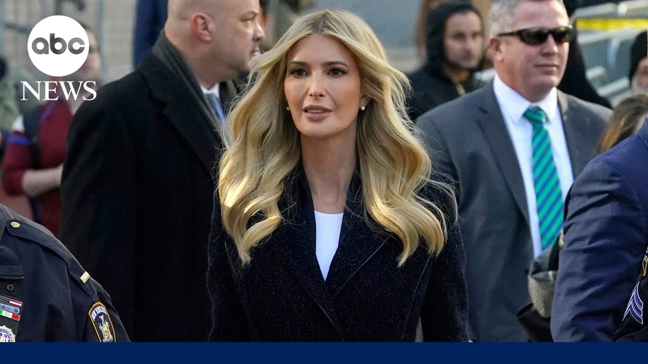 Ivanka Trump arrives at court to testify in her father’s civil trial