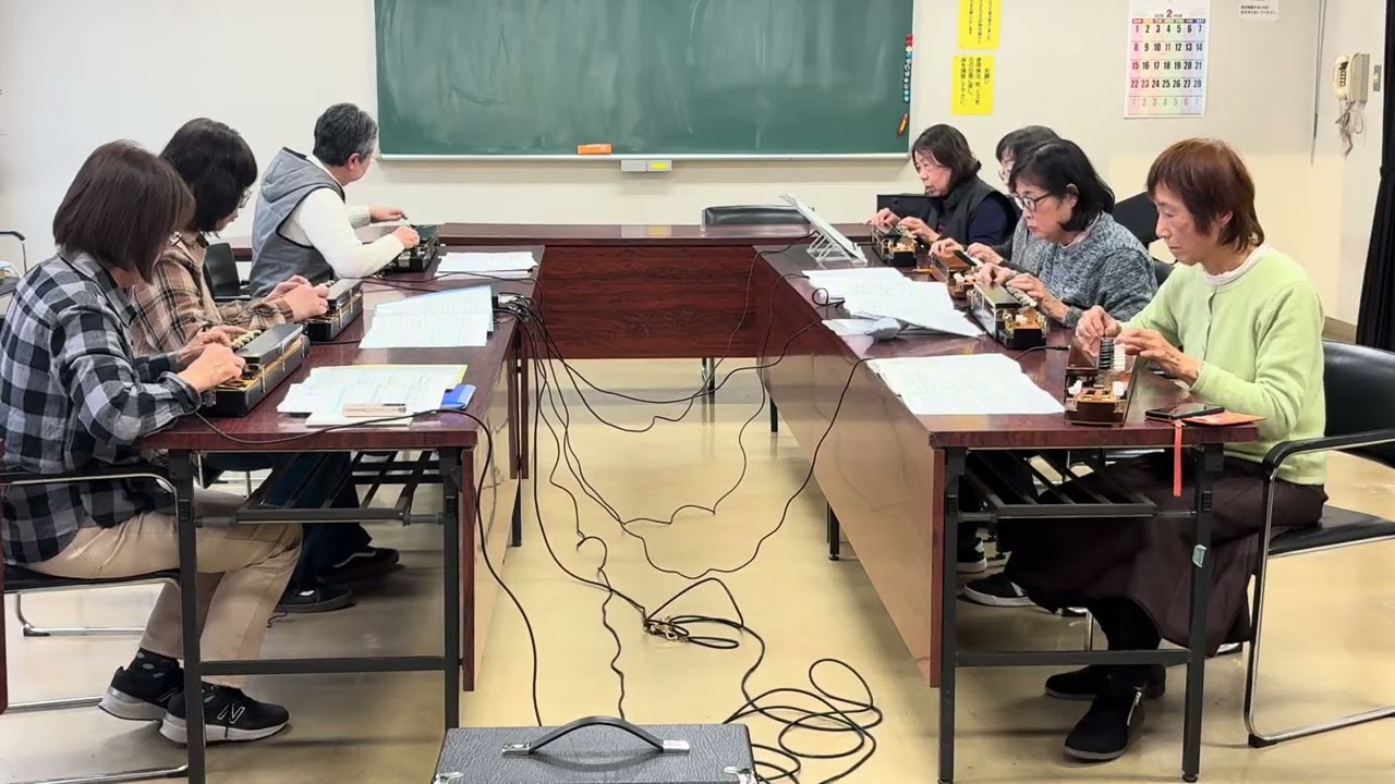 夕やけこやけ　花水公民館まつりの練習　琴伝流大正琴【亜華音会】