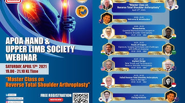 APOA Hand & Upper Limb Society Webinar: Master Class of Reverse Total Shoulder Arthroplasty