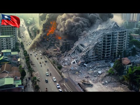 Urgent! Taiwan is in chaos! 7.5 magnitude earthquake destroys the city, warning of tsunami