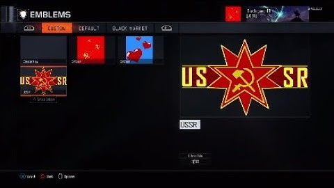 How to make the USSR emblem in BO3