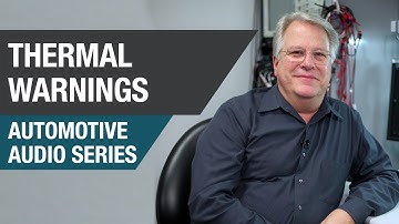 Thermal warnings in automotive audio applications