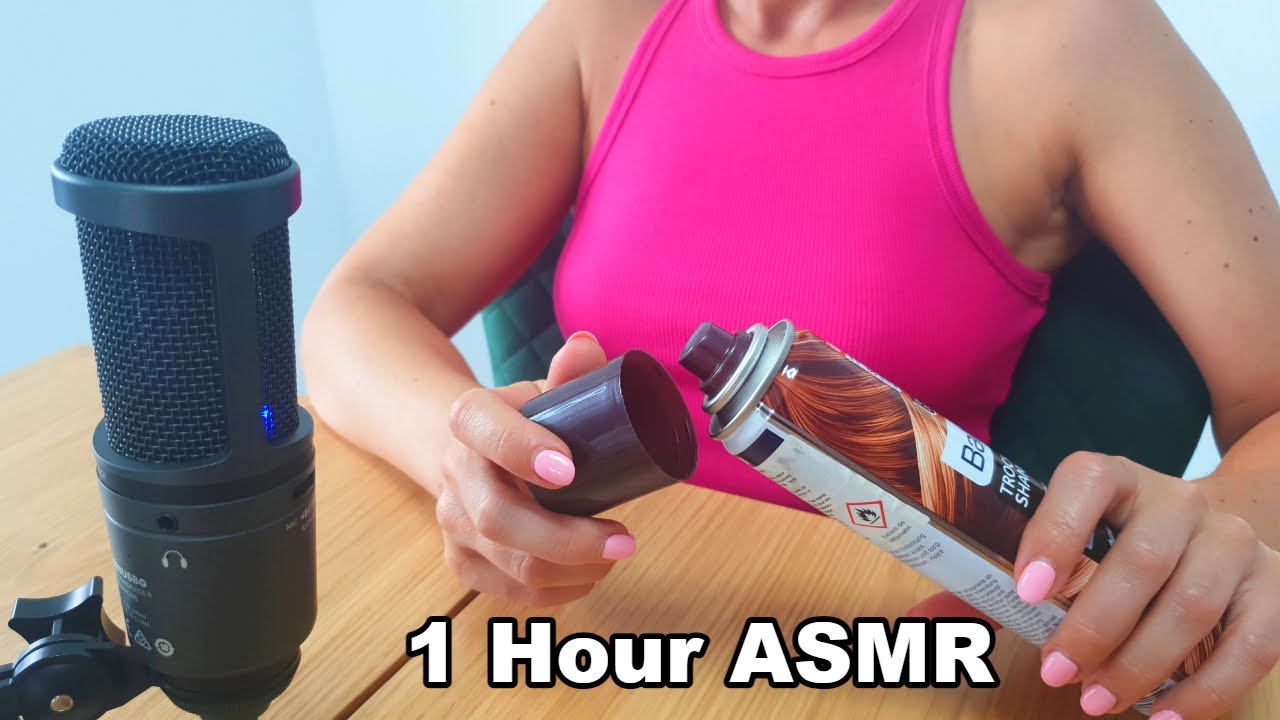 ASMR 1 Hour Hairspray Spray Tube Perfect sound for Deep Sleep NO