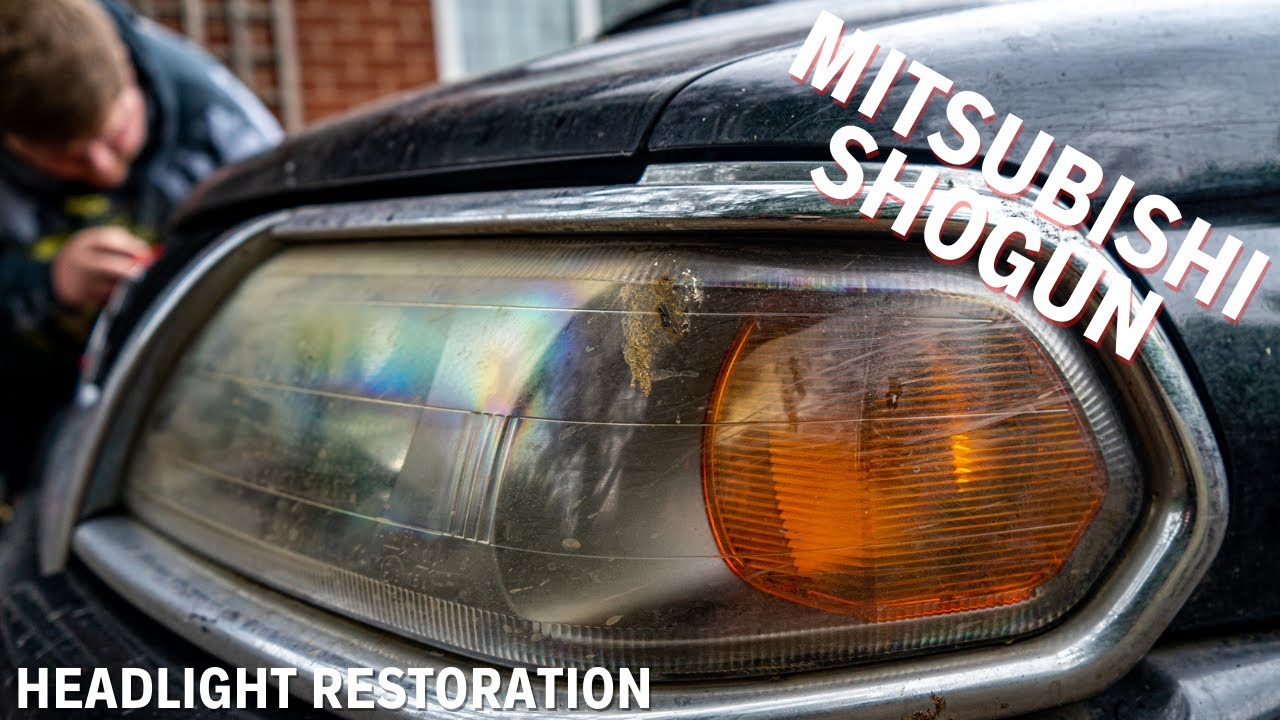 Restoring Headlights on Mitsubishi Shogun after failed MOT! YouTube