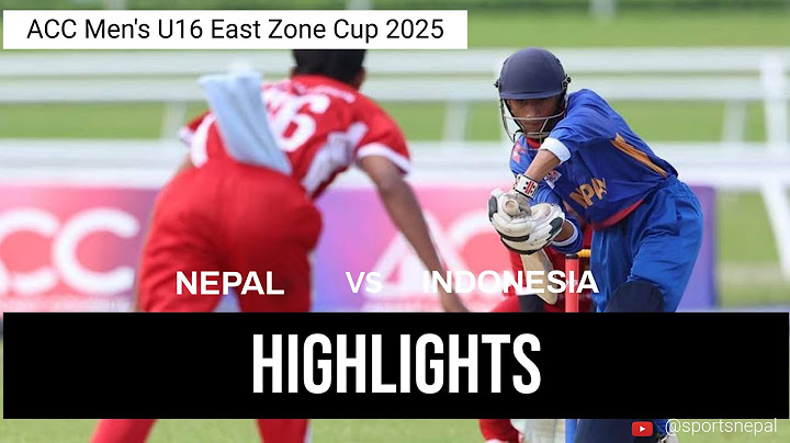 HIGHLIGHTS - Nepal U16 vs Indonesia U16 | ACC Men's East Zone Cup 2025