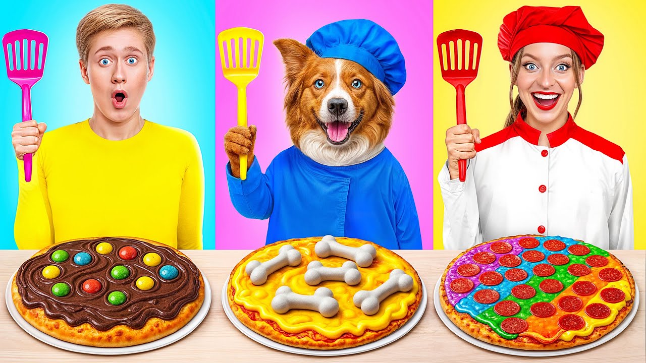 Ben vs Köpek Yemek Yapma Mücadelesi | Komik Yemek Tarifleri Multi DO Smile