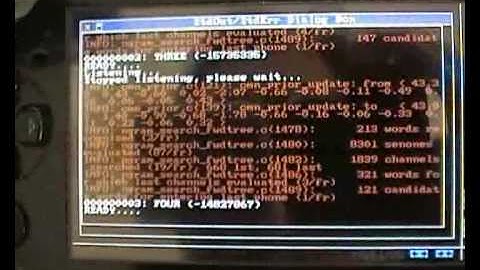 PocketSphinx under Nanodesktop. Full working.