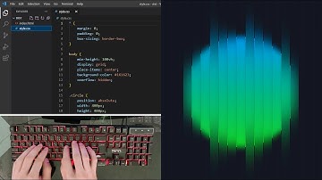 ASMR Programming - Clarity Glass Animation Effect using Html CSS - No Talking