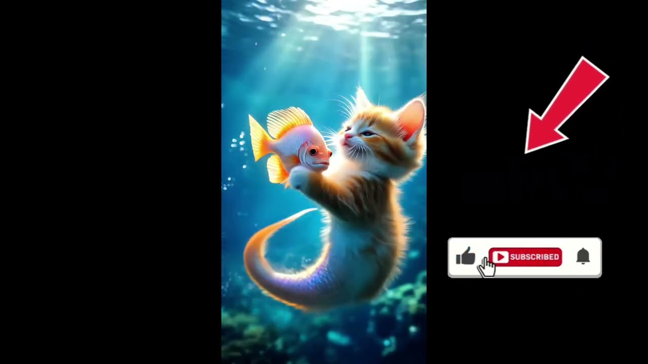 Swimming with cute Catfish 😁