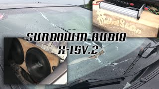 Как должно валить с багажника | Sundown Audio X-15v.2