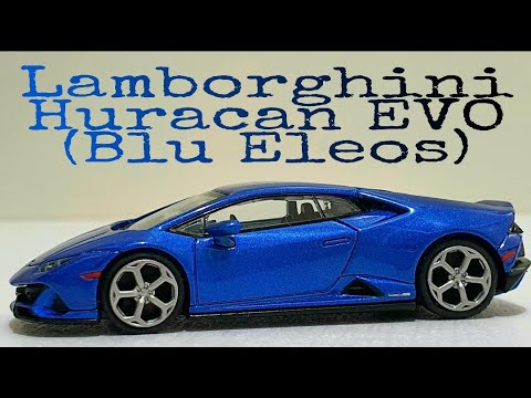 MINI GT Lamborghini Huracan EVO (Blu Eleos) / No. 229 Unboxing