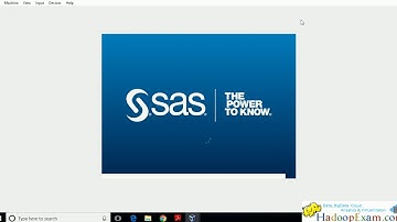 Module-1 : SAS UNIVERSITY EDITION INSTALLATION