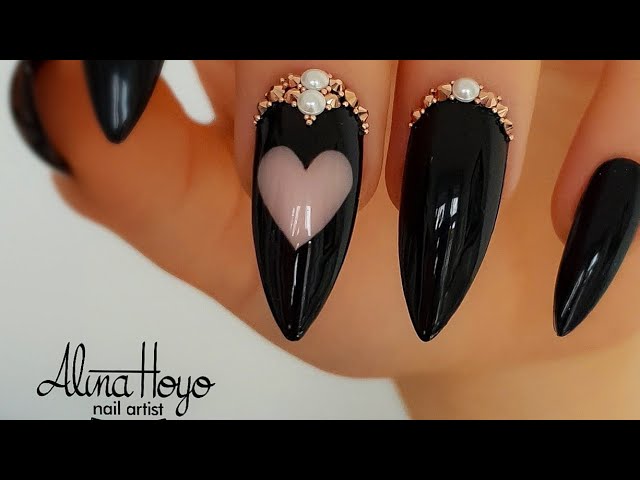 Valentine Nail Art by Alina Hoyo Nail Artist