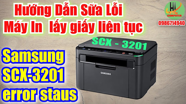 Samsung scx 3201 báo lỗi đèn đỏ status