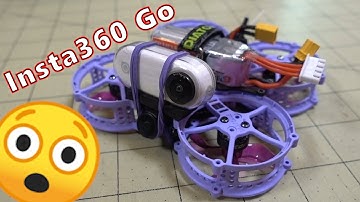 Insta360 GO on a Tiny Cinewhoop Drone!!😲
