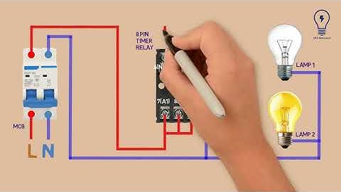 8 Pin Timer Relay Wiring Diagram | SRA Electrical