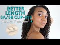 3a 3b Curly Hair Clip In Extensions | Better Length Review