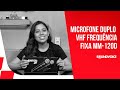 CONHEÇA O MICROFONE DUPLO VHF FREQUÊNCIA FIXA MM-120D