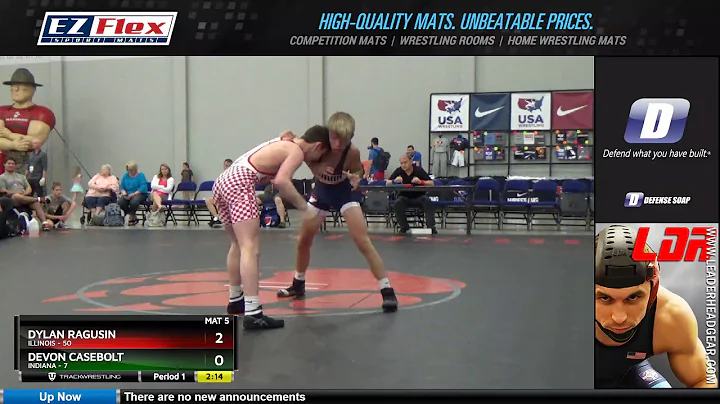 Mat 5 120 Dylan Ragusin Illinois Vs Devon Casebolt Indiana