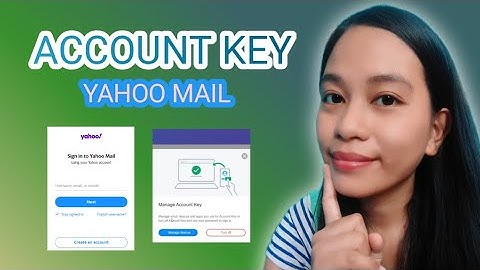 HOW TO TURN - OFF ACCOUNT KEY IN YAHOO MAIL | Joycejillz