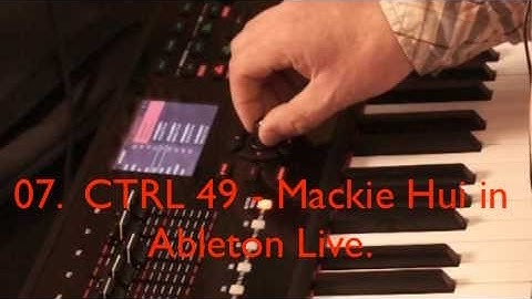 CTRL 49 - Mackie Hui in Ableton Live.