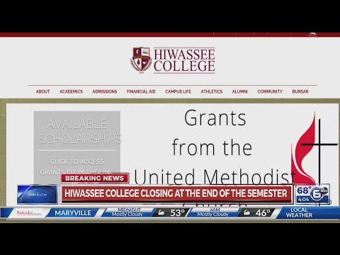 Hiwassee College closing at end of the semester