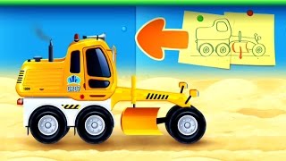 เกมส์รถเกรดดิน รถเครน รถบรรทุก รถแมคโคร แม็คโครตักดิน เกมส์เด็ก Free Game iPhone Kids screenshot 5