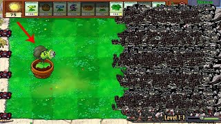 Plants vs Zombies Hack - Plants Pea Xmas vs All Zombies Xmas