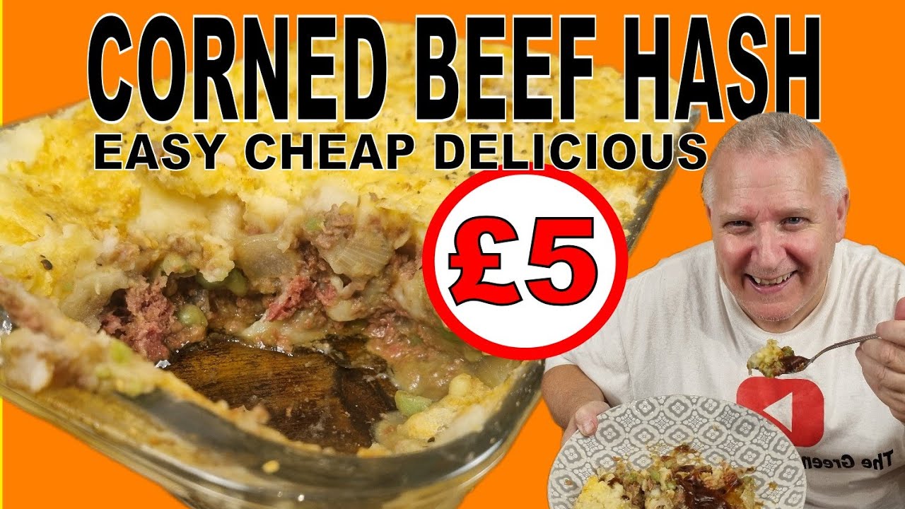 Budget Corned Beef Hash in the Airfryer - Easy Cheap Delicious!