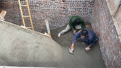 How To Build Indoor Spiral Stairs Fast And Firmly / Swivel Stairs Construction Design