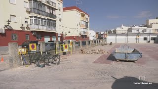 Comienzan las obras para la remodelación de la pista deportiva del colegio de Senda Ancha