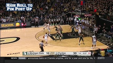 Purdue High Roll to Pin Post Up