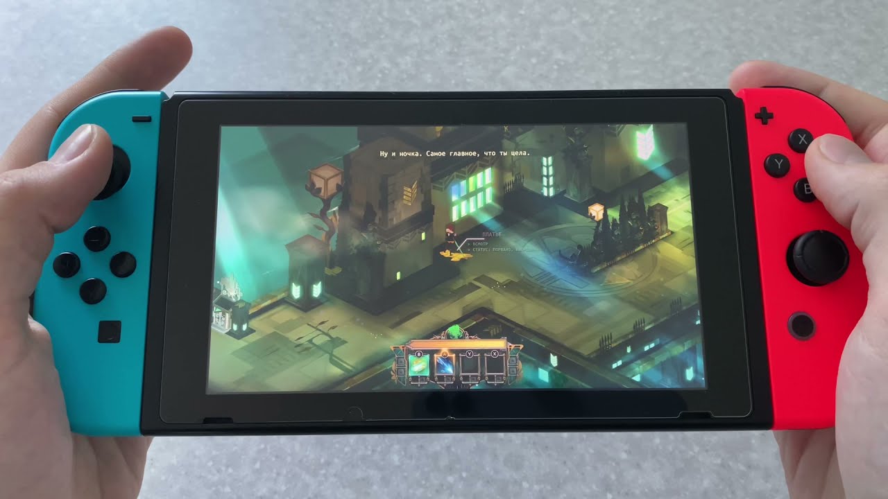 Transistor (1) Nintendo Switch Handheld Gameplay | Прохождение Транзистор часть 1 на Нинтендо Свитч
