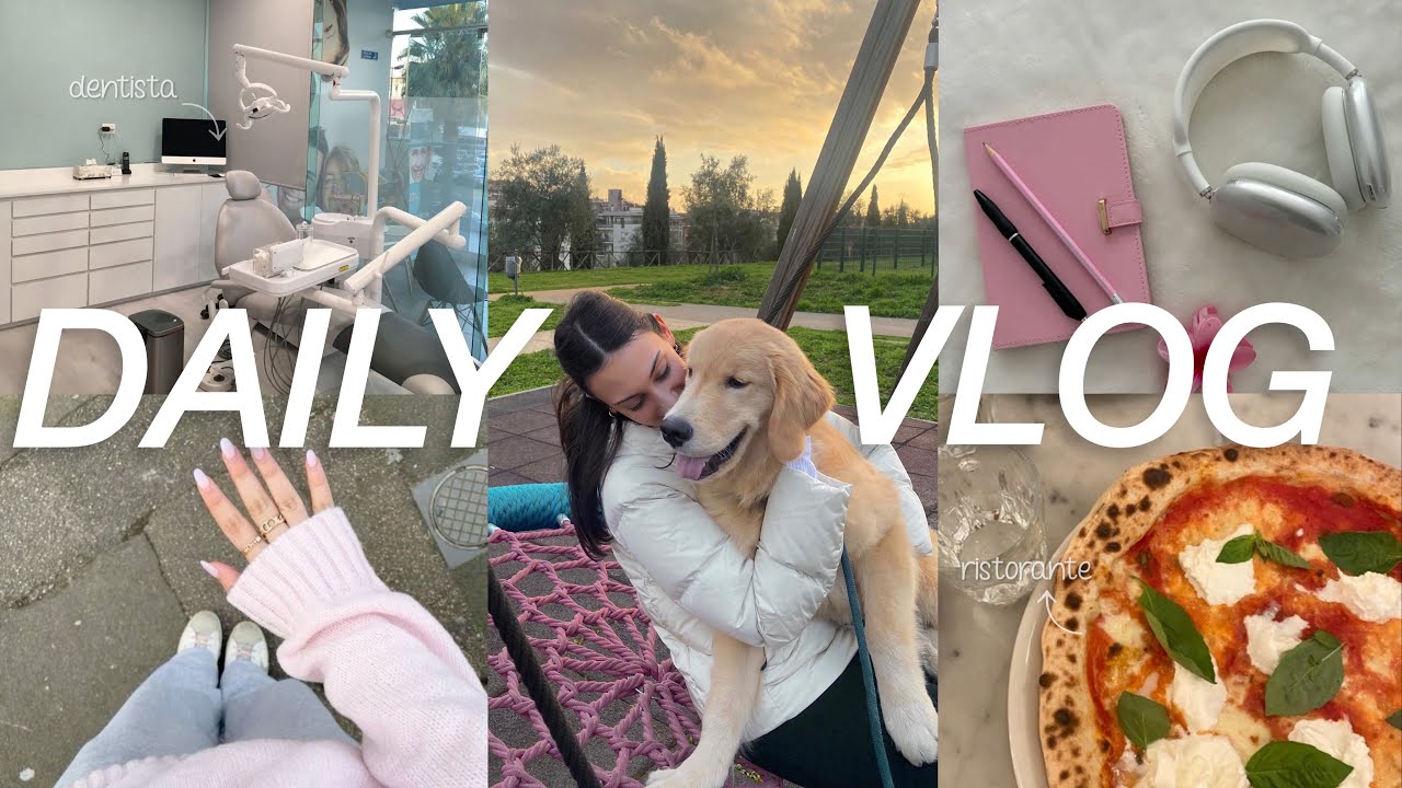 DAILY VLOG: dentista, cena fuori, pilates…☁️🎀 | Virginia
