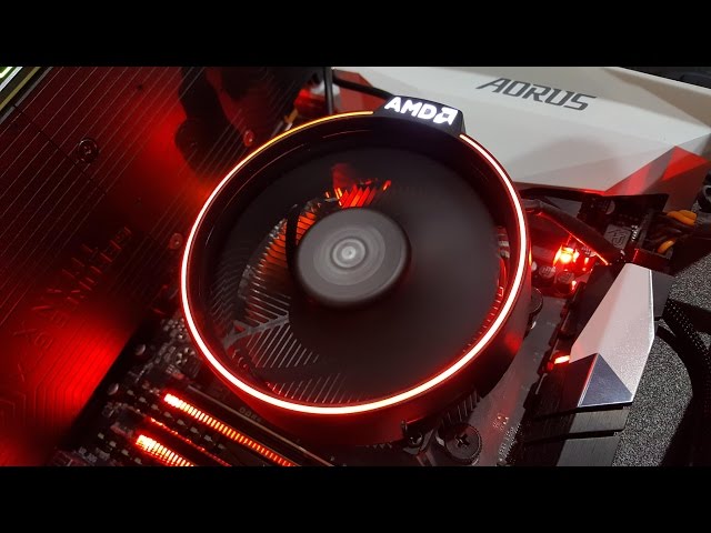 AMD Ryzen 7 1700 CPU Unboxing - CPU and Wraith Cooler Flatness