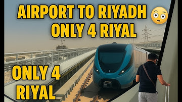 Only 4 Riyals😲 | Riyadh Airport to City by Metro