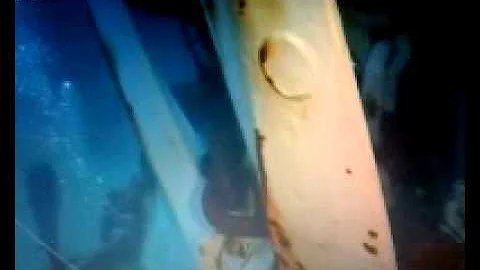 Footage shows divers inside Costa Concordia