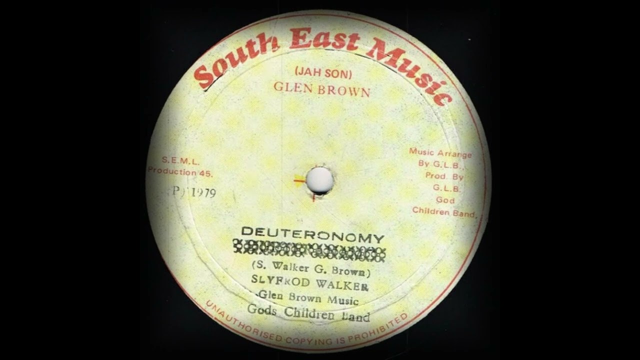 Sylford Walker - Deuteronomy (South East Music) - YouTube