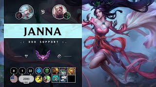 Janna Support vs Rakan - NA Master Patch 14.10