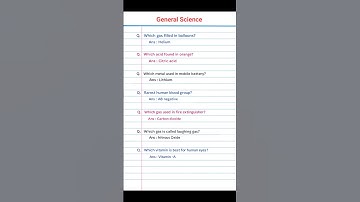 Science questions and answers #generalknowledge #biology #physics #chemistry #neet #balloons#vitamin