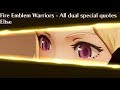 Fire Emblem Warriors - ALL Elise Dual Special Quotes