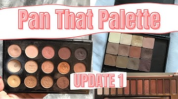 Pan That Palette and One Month One Palette | Update 1