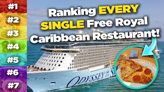 ترتيب كل مطعم مجاني على متن سفينة سياحية تابعة لشركة Royal Caribbean