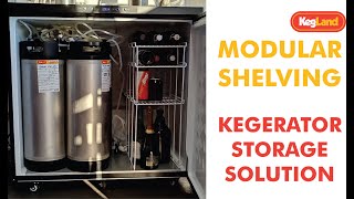 The Kegerator Storage Solution is Here - MODULAR WIRE SHELVES