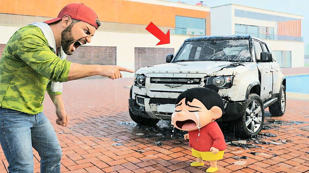 SHINCHAN NE DEFENDER CAR TOD DI 😭🔥| INDIAN THEFT AURA SIMULATOR 🤩💥| HASHMI GAMER 