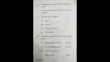 B.C.A 3rd Semester Fundamental Of Management & Basic Accounting (2019-22) Question Paper #BCA #BRABU